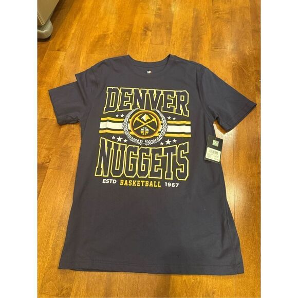 New w tags mens Denver Nuggets NBA tshirt - Picture 1 of 4